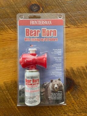 Frontiersman Bear Horn Air Horn - Red